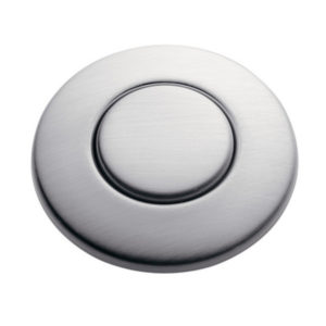 Button Cover - Brushed Steel